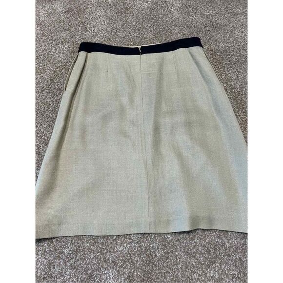 Boden women skirt viscose beige lined back zip size 6 - Picture 2 of 8